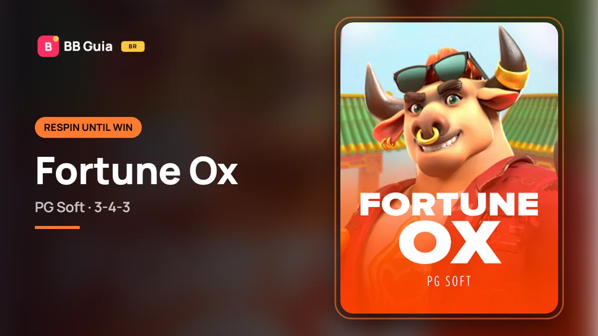 Banner de Fortune Ox, slot da PG Soft