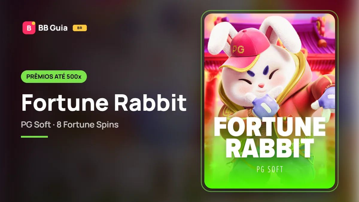 Banner de Fortune Rabbit, slot da PG Soft